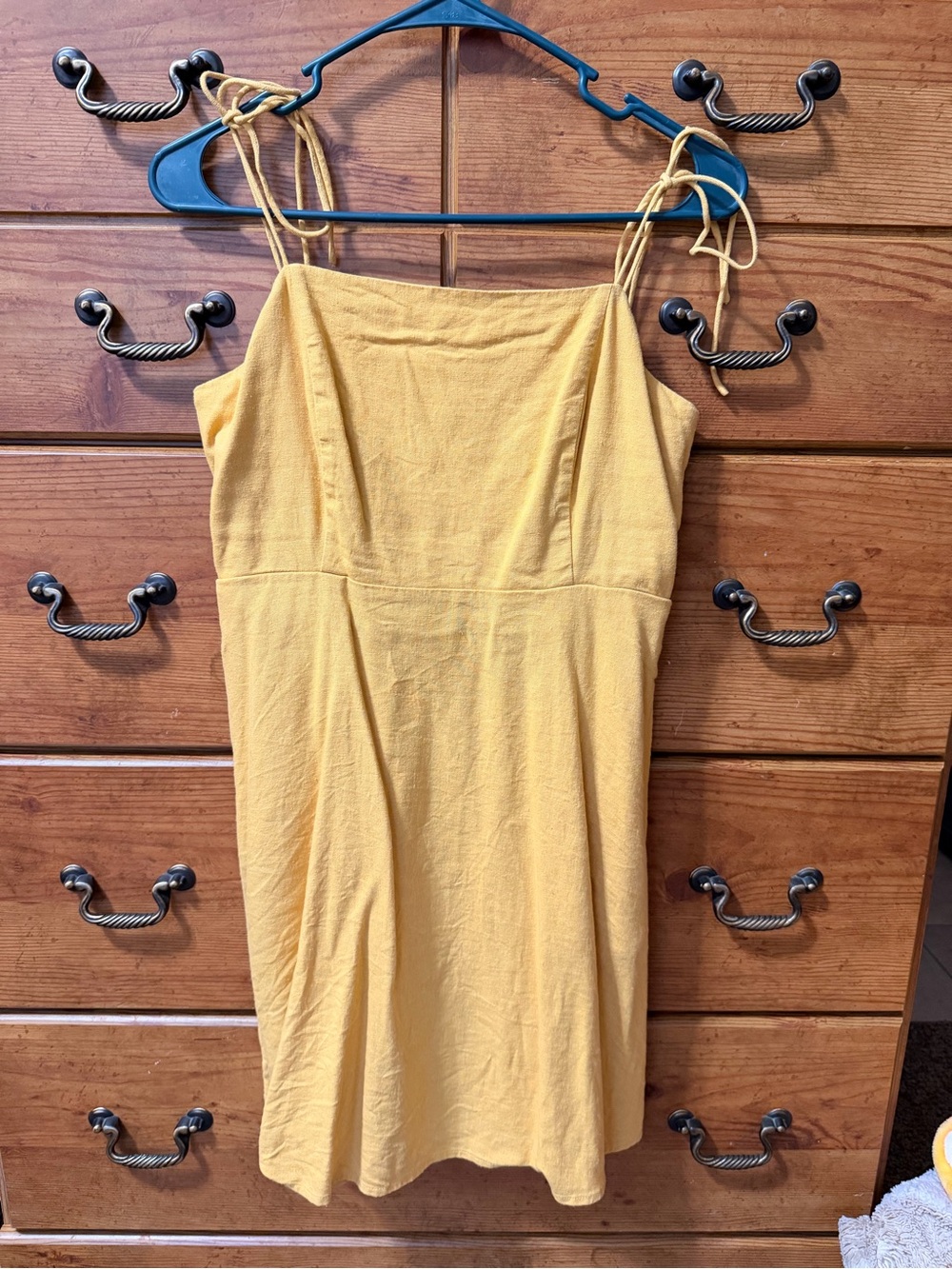 Old Navy Yellow Tie-Strap Mini Sundress